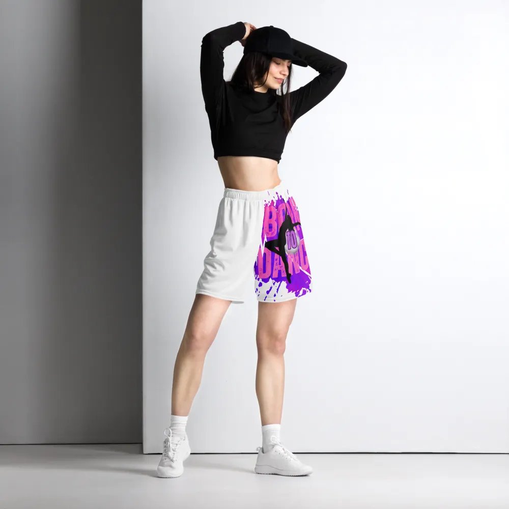 Expressive Born to Dance Her Silhouette Mesh Shorts product image (6)