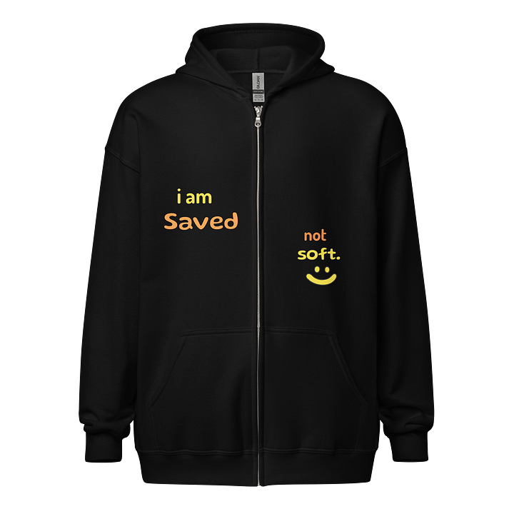 Saved Not Soft Zip Hoodie product image (1)