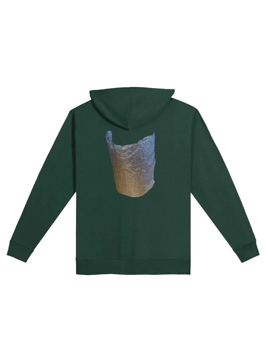 Foil Paper ZIP UP Fleece Hoodie product image (2)