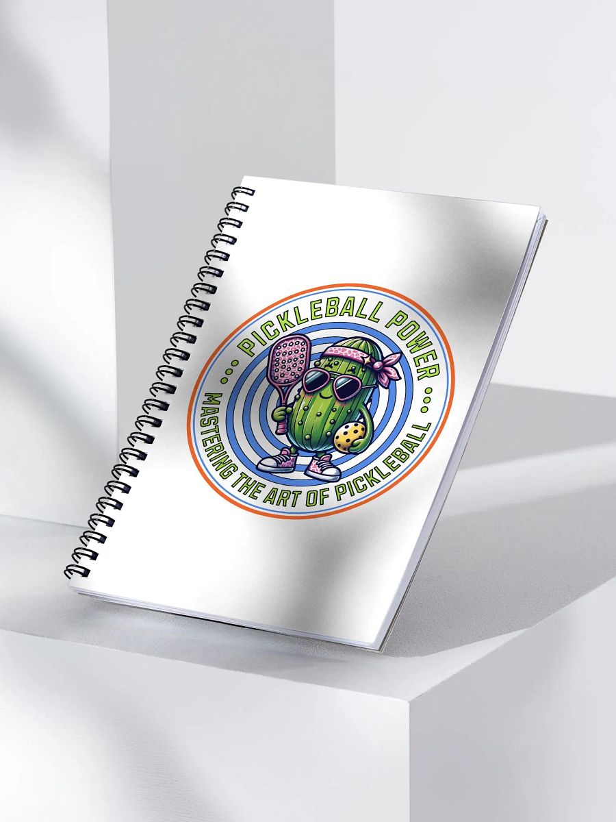 Pickleball Power Mastering The Art Of Pickleball Spiral Notebook product image (3)