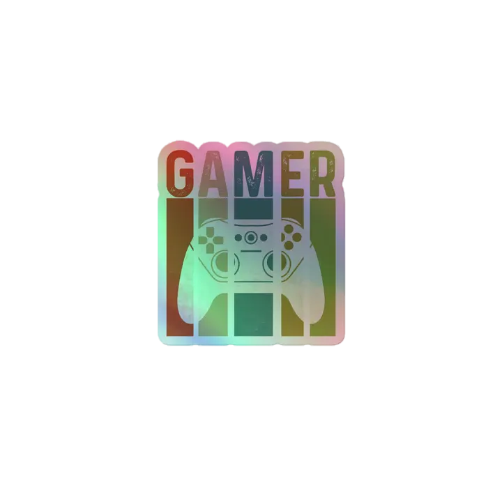 Colorful Gamer Holographic Sticker Sheet product image (1)