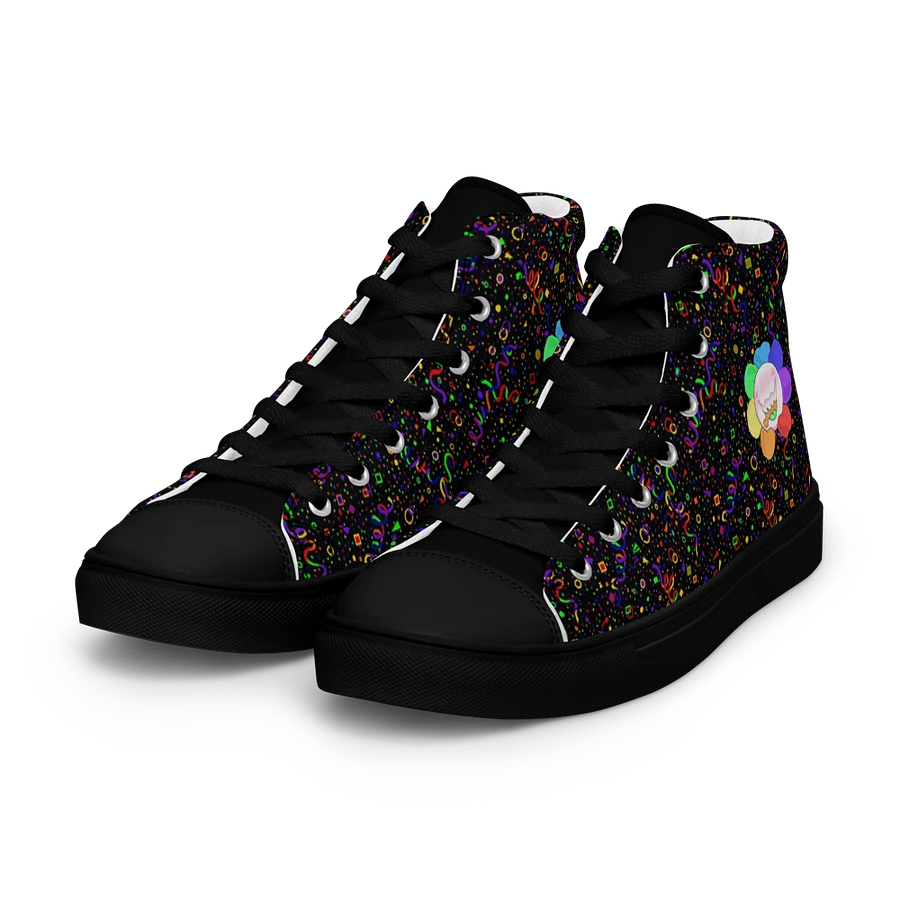 Black Arcade Flower Sneakers product image (32)
