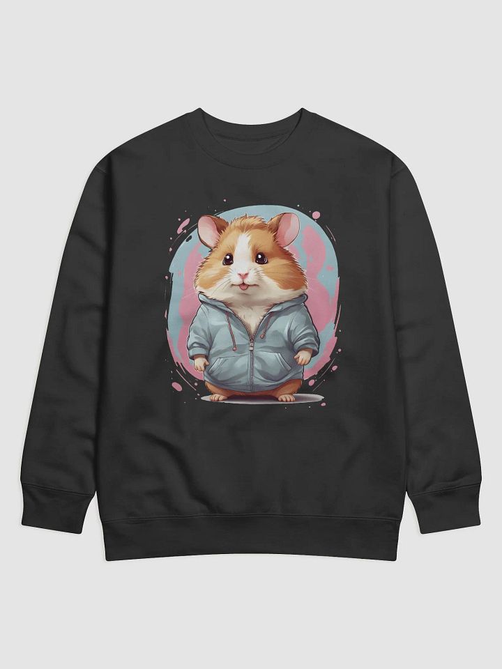 Whimsical Hamster Zip-Up Hoodie product image (4)
