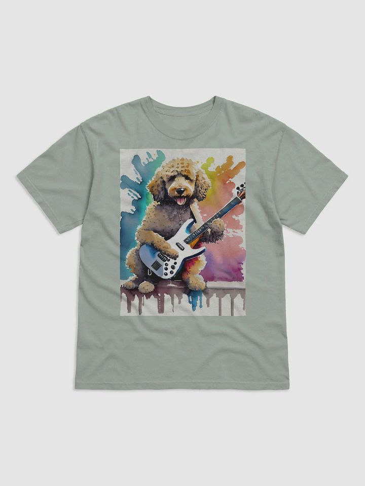 Let Your Music Shine: Labradoodle Electric Guitar Tee product image (12)
