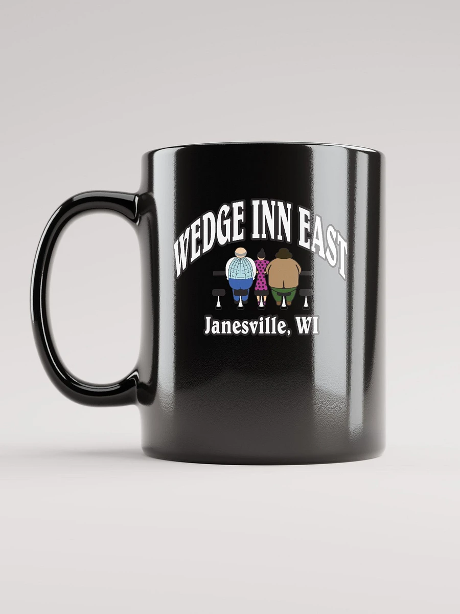 Wedge Inn East Black Black Glossy Mug product image (6)