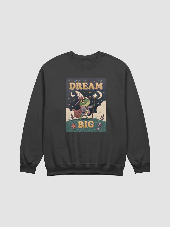 Dream Big Wizard Frog Crewneck Sweatshirt product image (1)