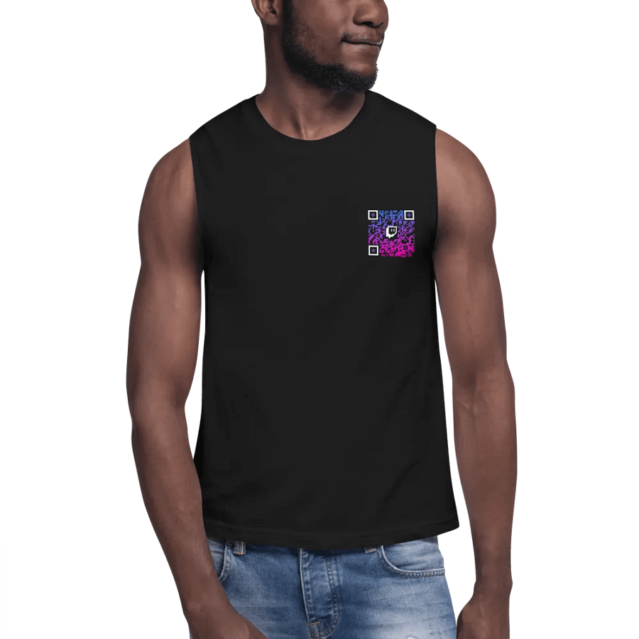 MA Twitch QR Code Muscle Tank product image (5)