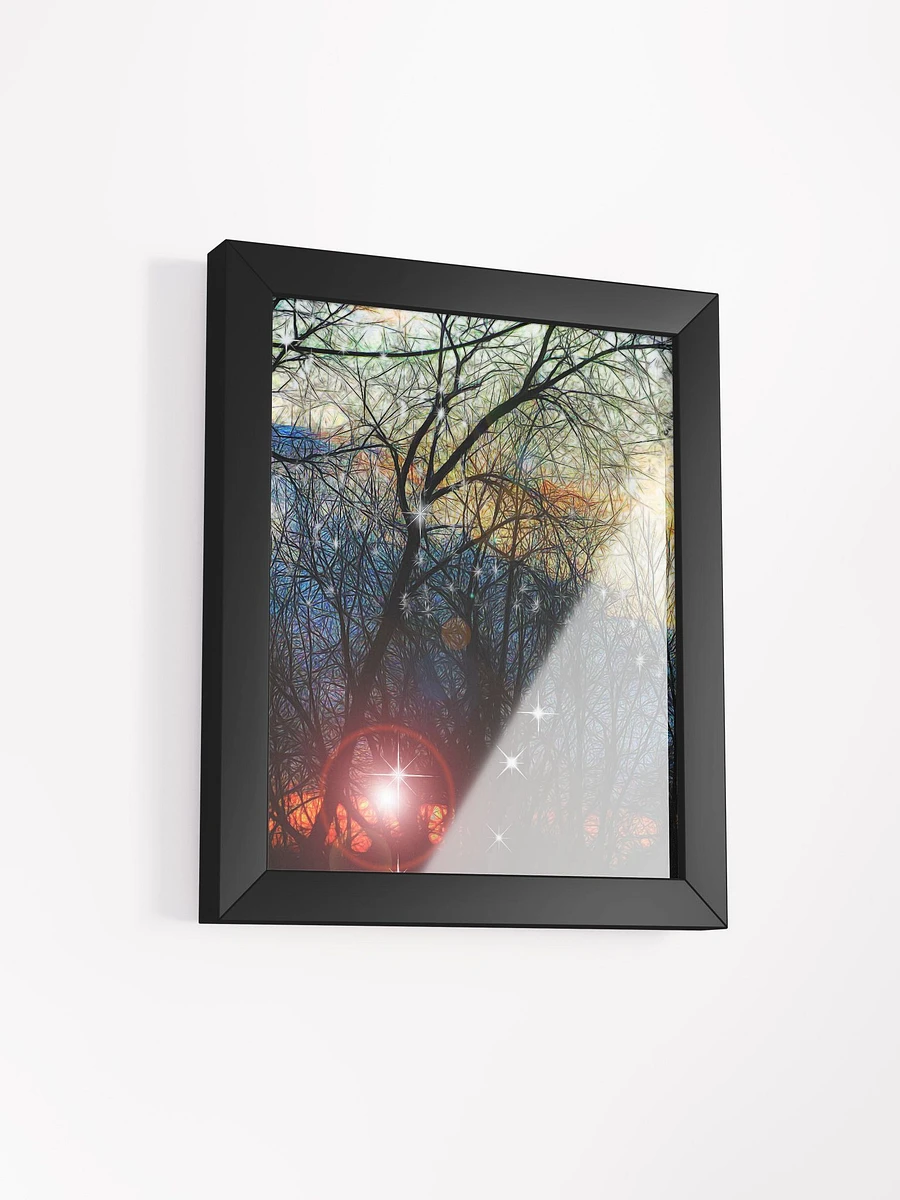 Feb Sunset Think of Snow Framed Poster product image (36)