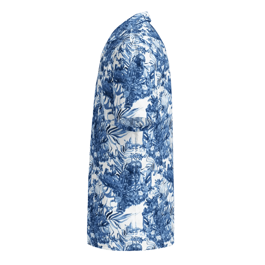 Azure Jungle | Unisex Hawaiian Shirt product image (7)