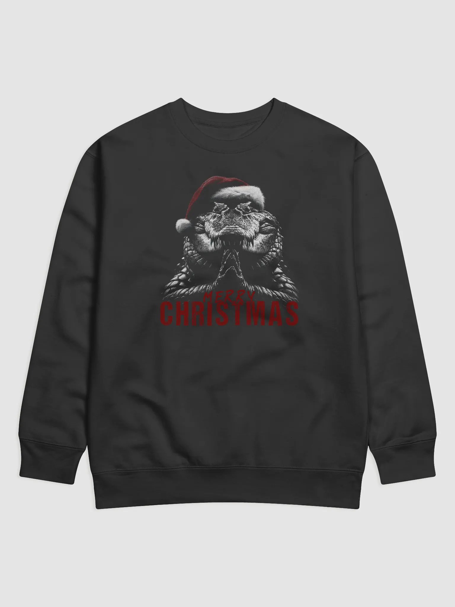 Santa Crocodile Christmas Sweatshirt product image (1)