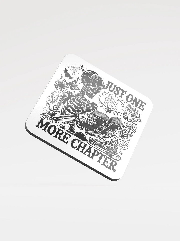 "One More Chapter" Skeleton Coaster product image (1)