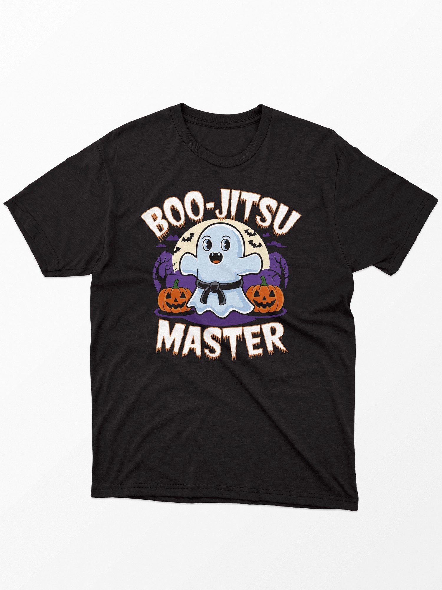 Boo Jitsu Halloween Ghost Funny Cute Unisex T-Shirt product image (1)