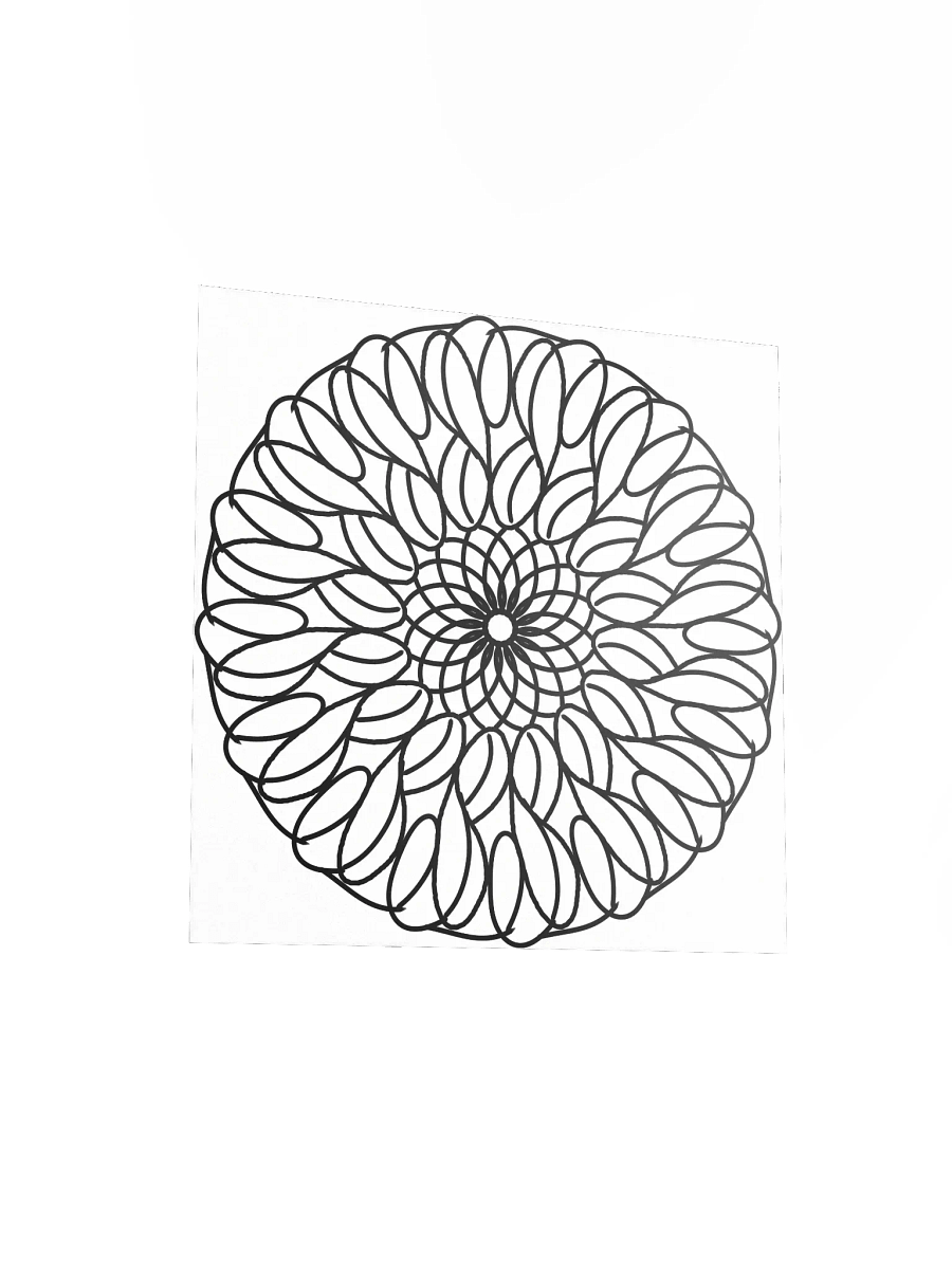 Beautiful Mandala Design Poster: Relaxation and Inspiration product image (11)
