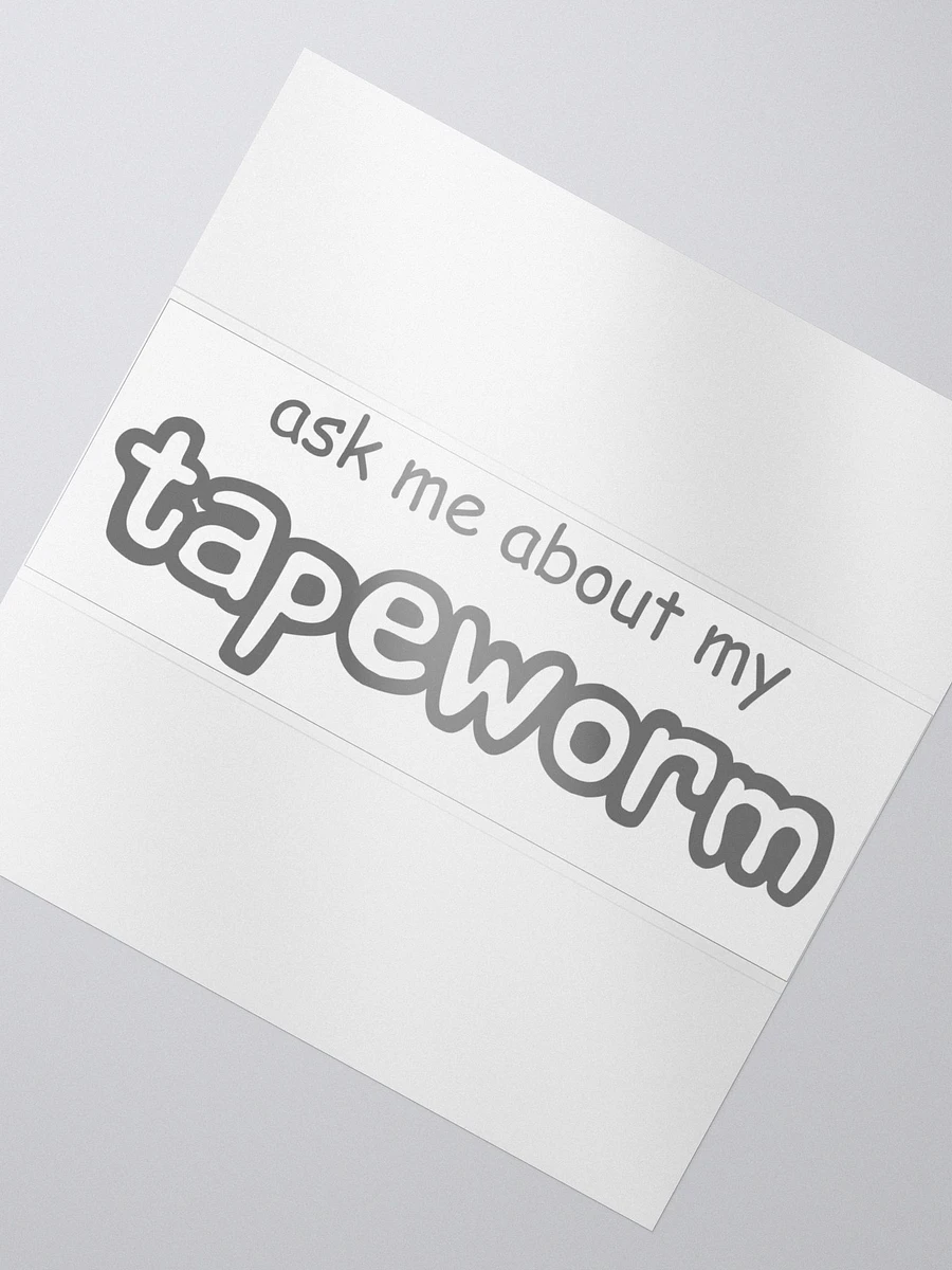Ask me about my tapeworm bubble free stickers product image (3)