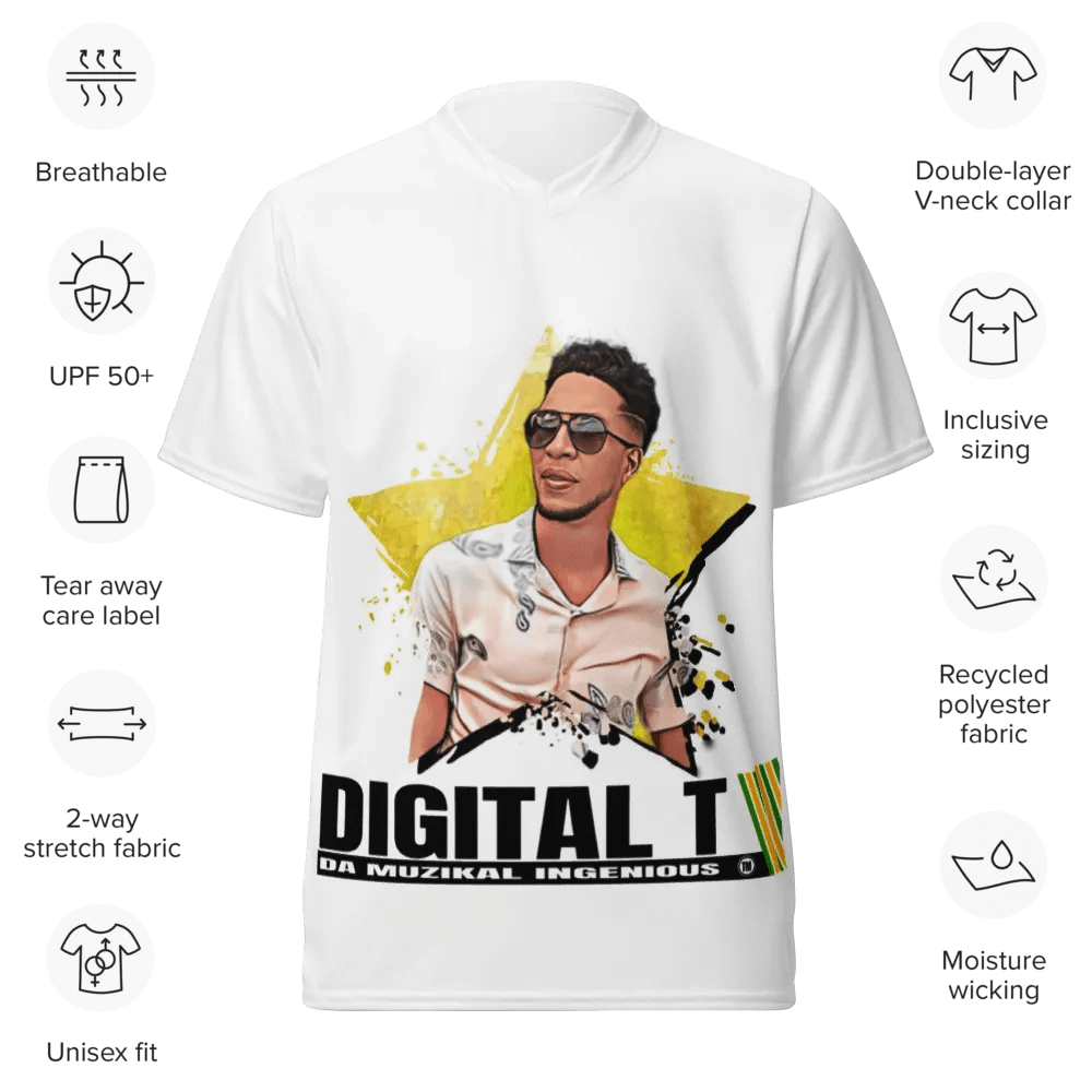 Digi Jersey All Over V neck Shirt (UNISEX) product image (9)