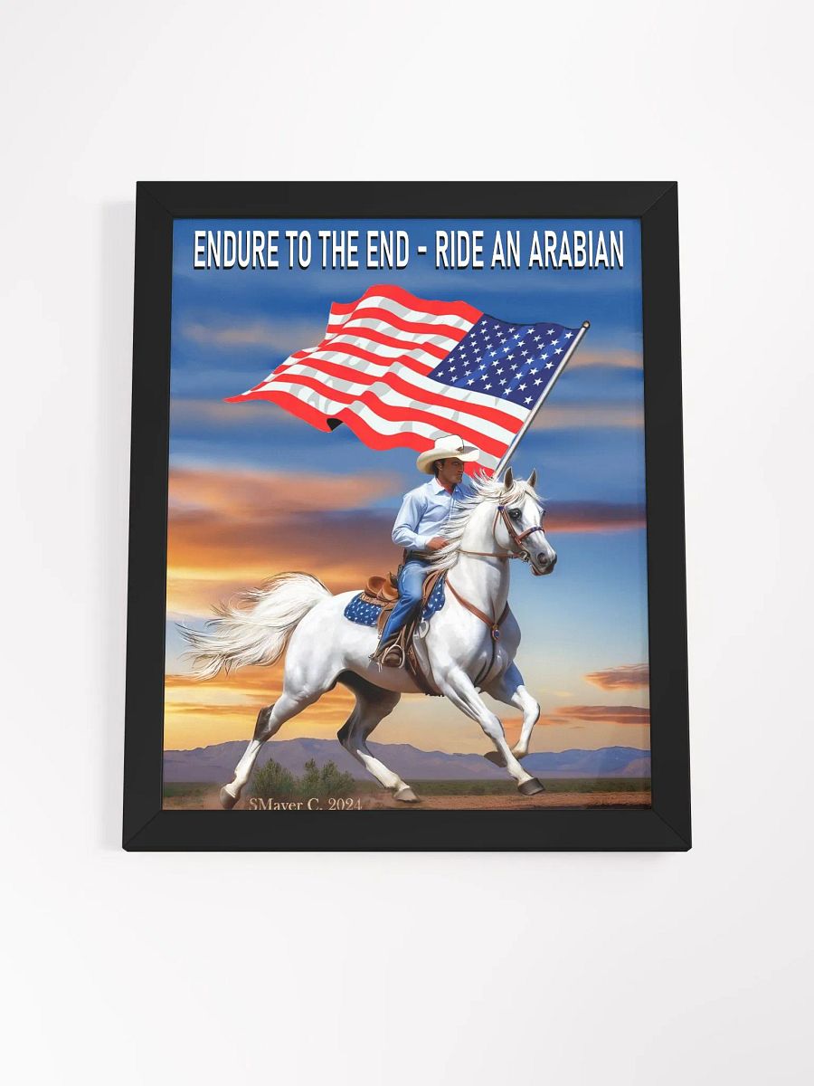 Endurance Patriot - Arabian Horse Poster product image (7)