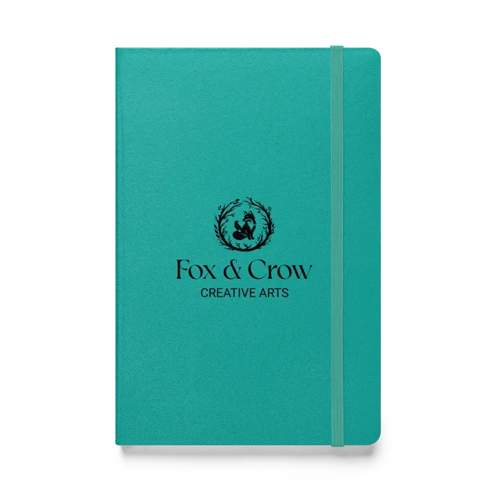 Fox & Crow Creative Arts Logo Hardcover Notebook product image (1)