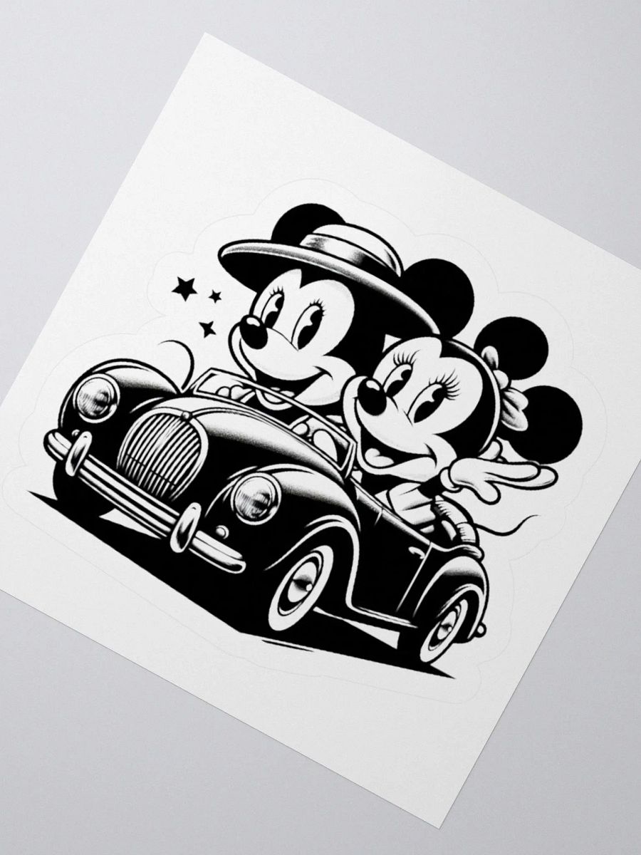 Vintage Convertible Kiss Cut Sticker product image (6)