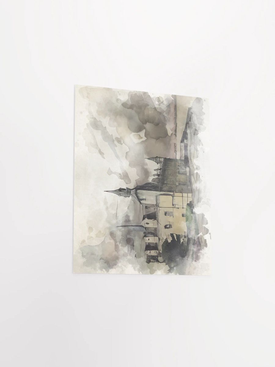 Kronborg castle - Watercolor painting - Landscape product image (6)