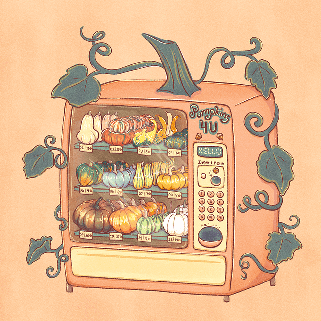 Pumpkin Vending Machine