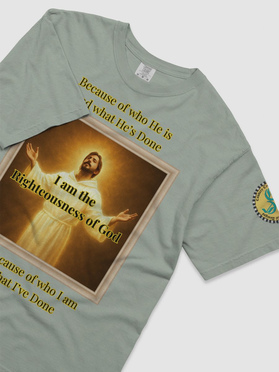 I am the Righteousness of God (Male) Comfort Colors Garment-Dyed Heavyweight T-Shirt Colors (4) product image (5)