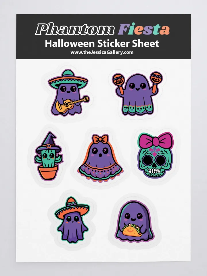 Phantom Fiesta Sticker Sheet product image (1)