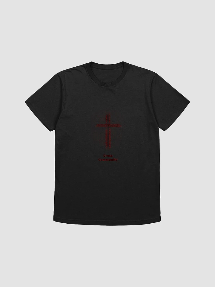 CC Cross Shirt Red Text product image (1)