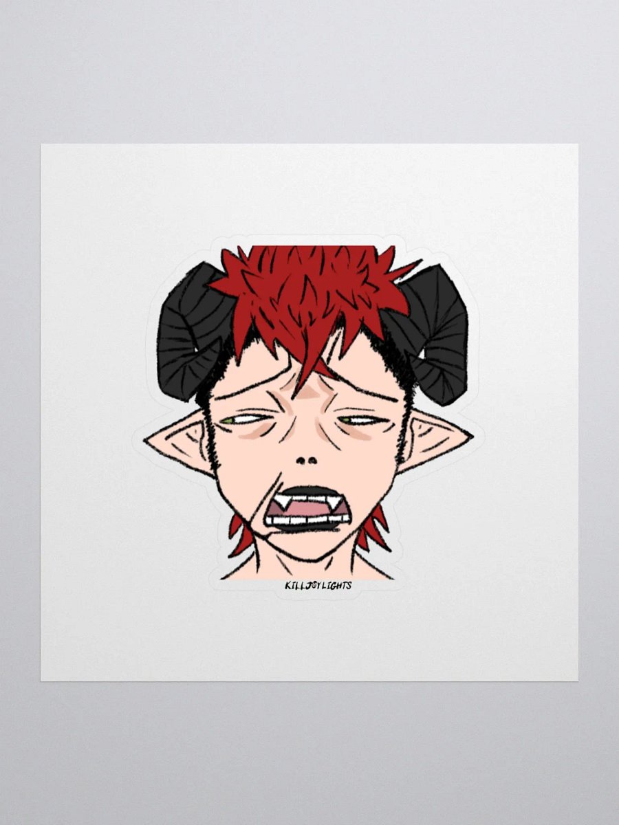 Killjoy WTF Emote Sticker product image (1)