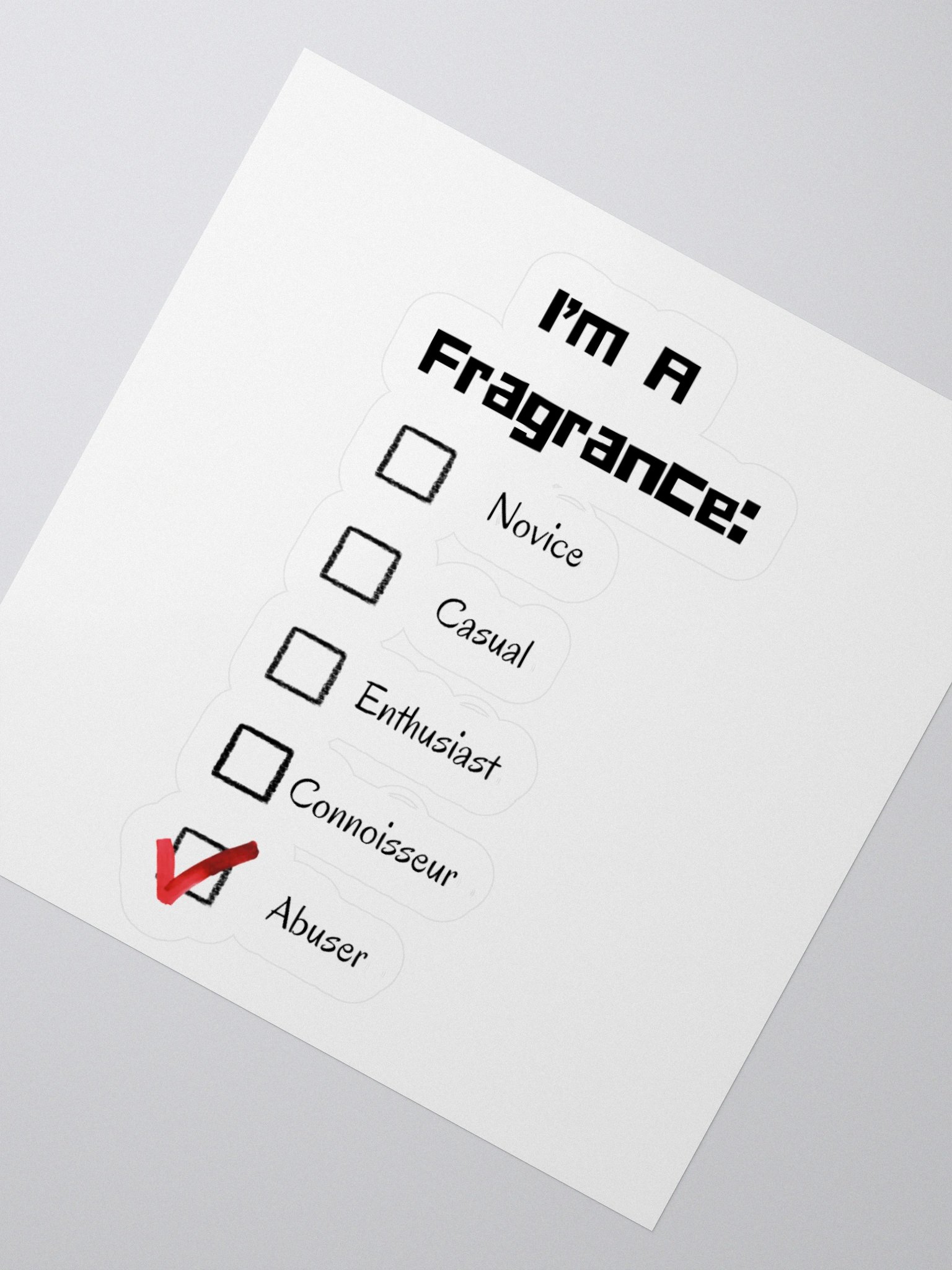 Fragrance Abuser Kiss Cut Stickers product image (5)