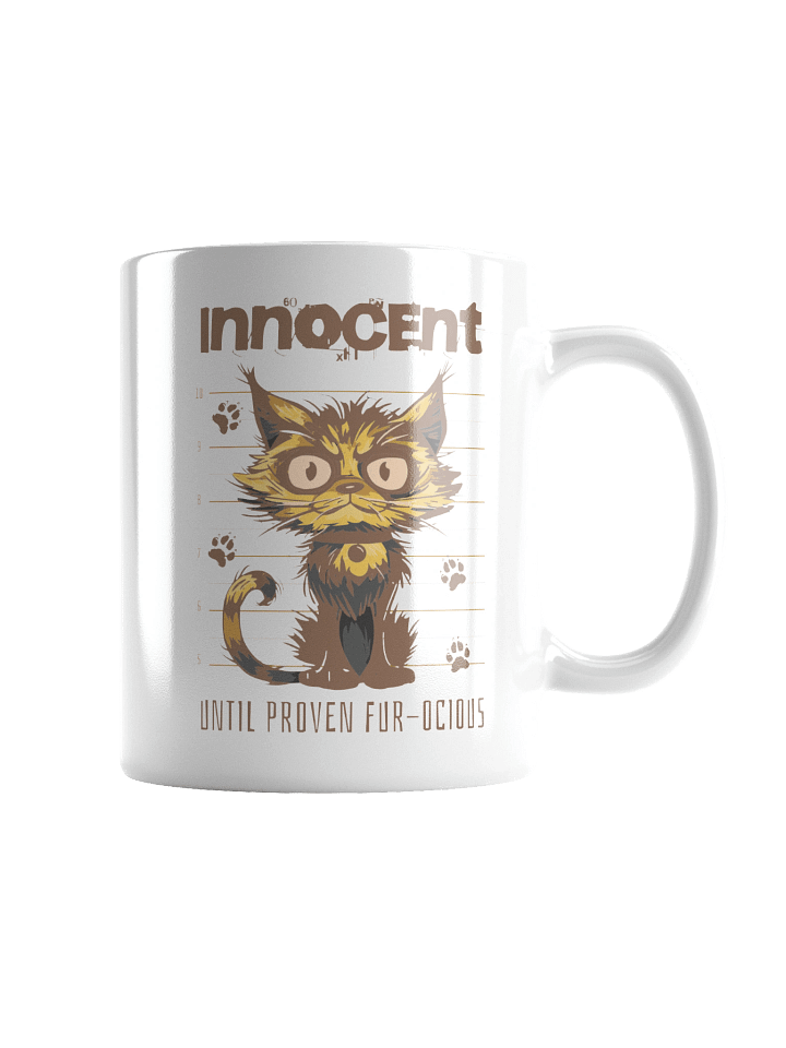 Cat Bandit | White Glossy Mug product image (1)