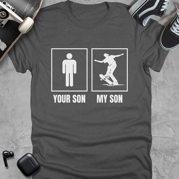 Your son my son, Funny skateboarding t-shirt, Unisex product image (4)