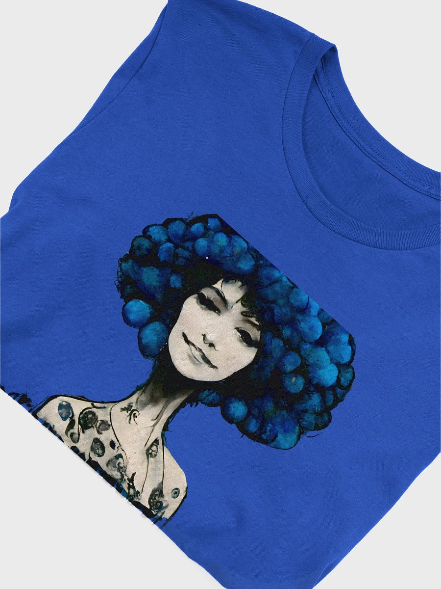 Whimsical Blue Hair Artistic T-Shirt product image (5)