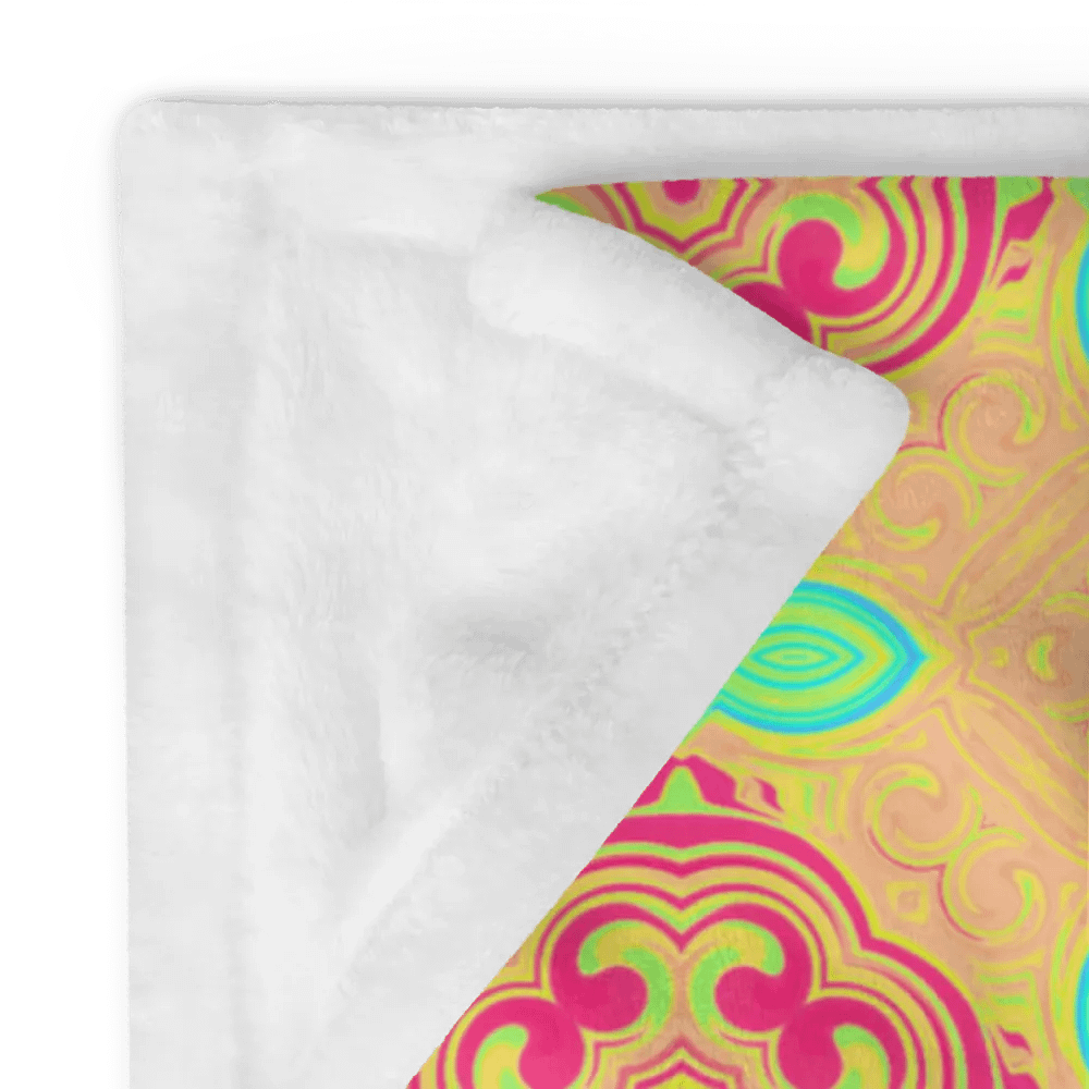 Bright Abstract Flower Blanket product image (3)