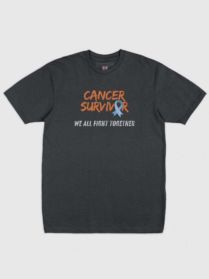 Cancer Survivor - We All Fight Together Premium Tee - Orange Print product image (5)