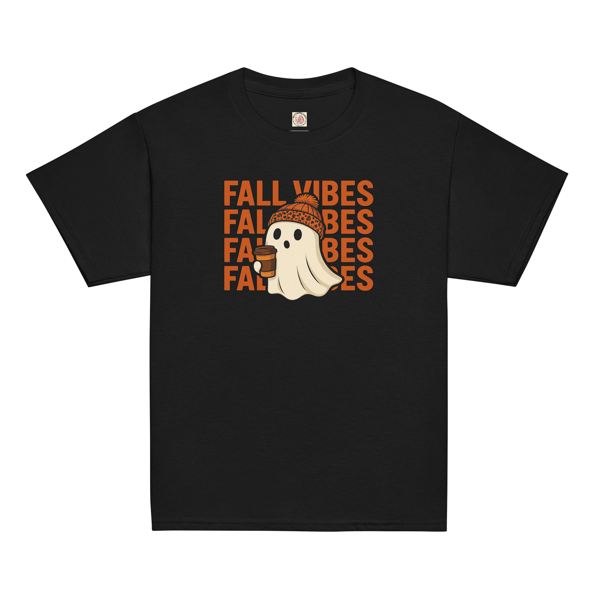 Fall Vibes Ghost Youth Tee product image (1)