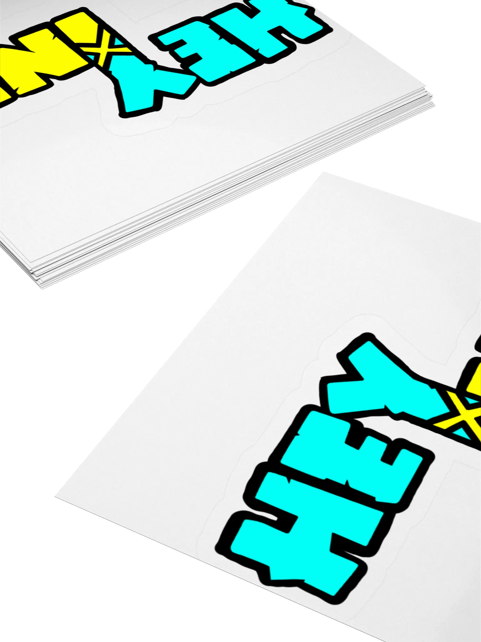 HeyInk - Blue and Yellow Logo Sticker product image (12)