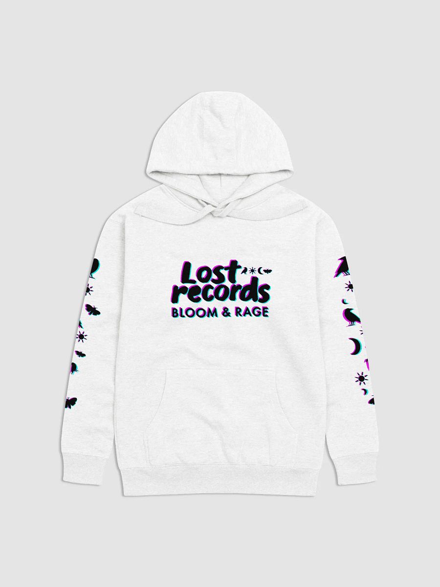 Lost Records: Bloom & Rage; Autumn Lockhart "FORGET" Hoodie Print (Raven, Sun, Moon, Moth) product image (2)