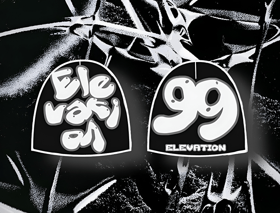 Elevation Beanie Black,White&Grey product image (1)
