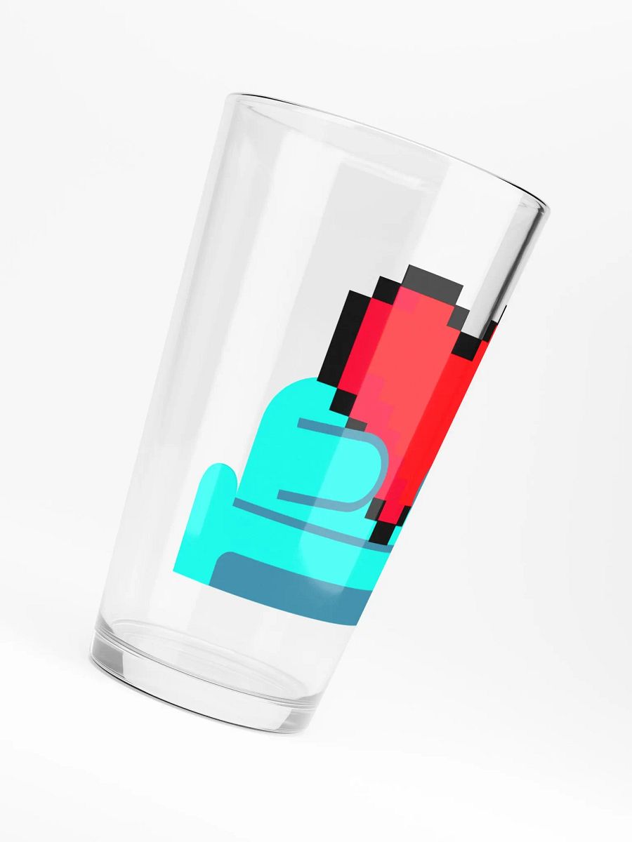 Pixel Heart Gaming Pint Glass product image (6)