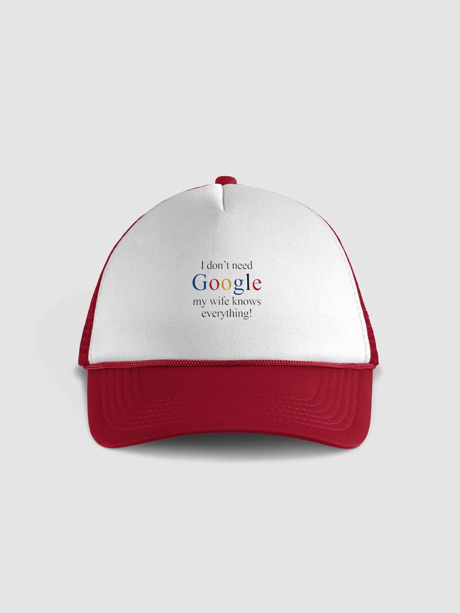 I Don't Need Google My Wife Knows Everything Hat product image (9)