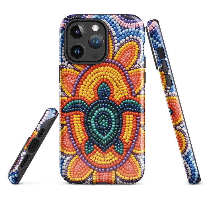 Turtle Faux-Beadwork iPhone® Tough Case product image (4)