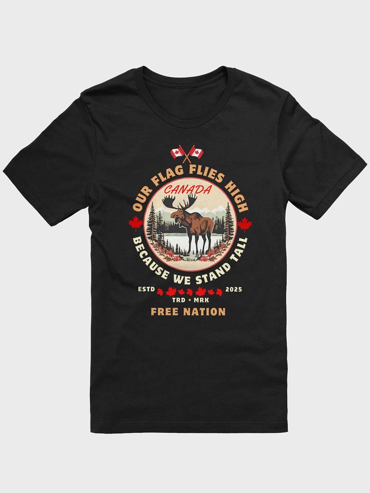 Canadian Moose Flag Graphic Tee product image (5)