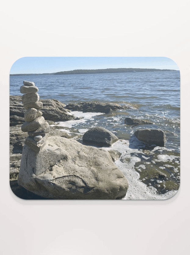 Stacked Stones Zen Balance Mouse Pad