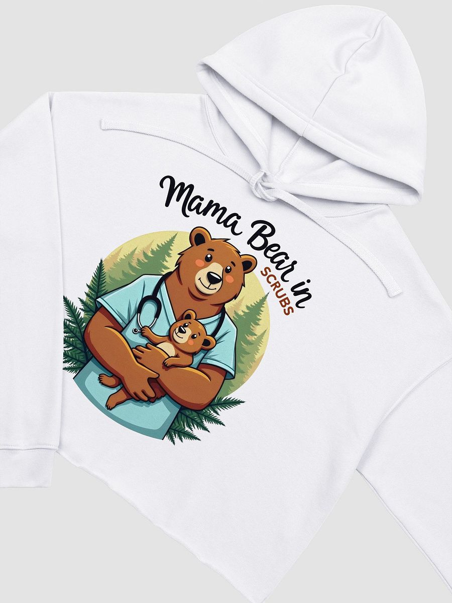 Mama Bear in Scrubs Crop Hoodie product image (17)