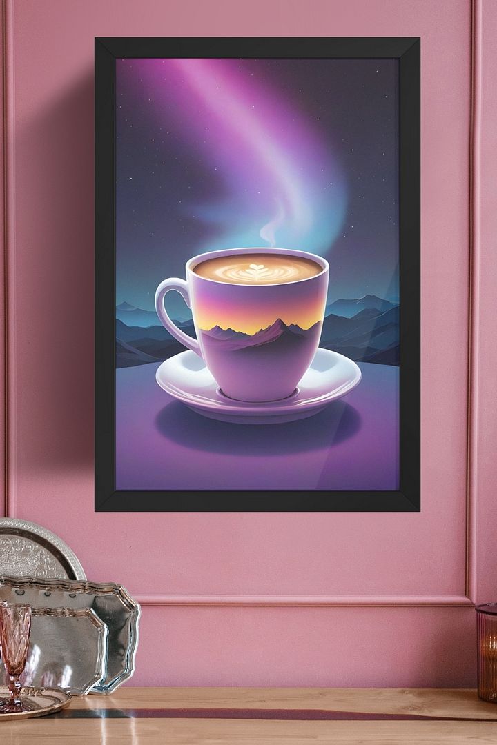 Coffee Sunset Framed Poster product image (1)