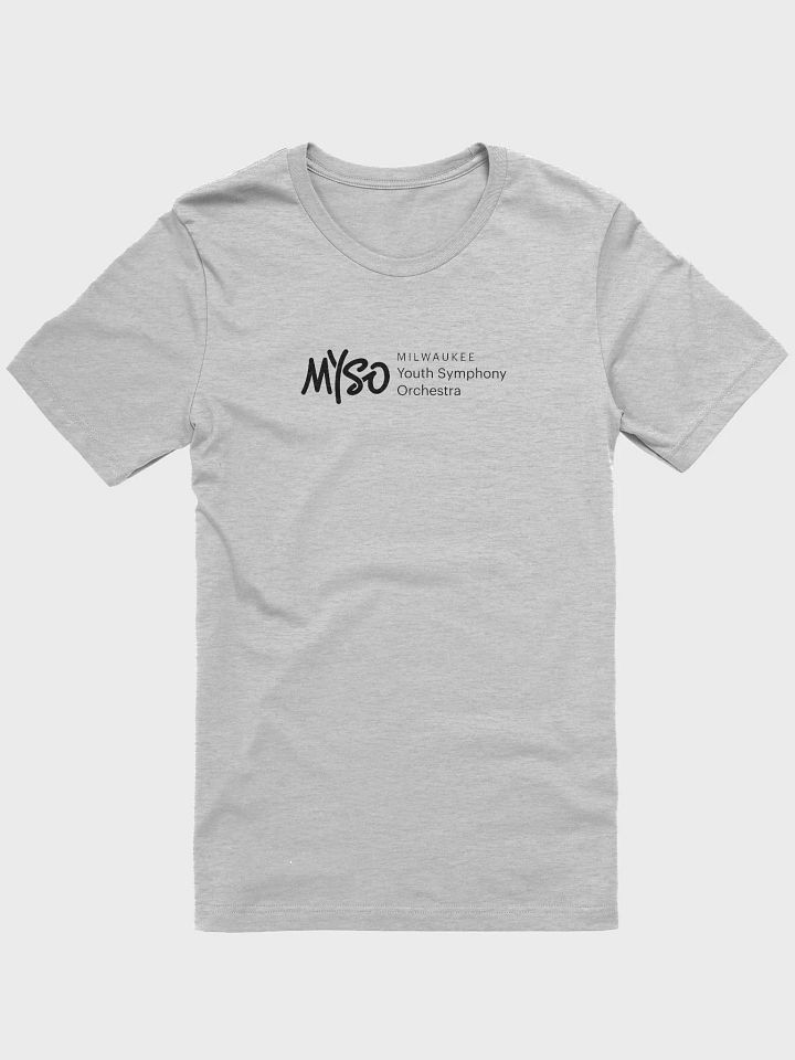 MYSO Grey T-shirt with Black Full Logo product image (1)