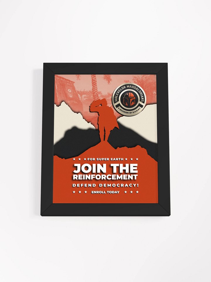 Malevelon Mandalorians Recruitment Poster product image (2)