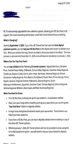 ATTENTION BC BUS PASS (COMPASS) users: 

You can now start tapping your red Compass card on the UMO readers on BC Transit veh...