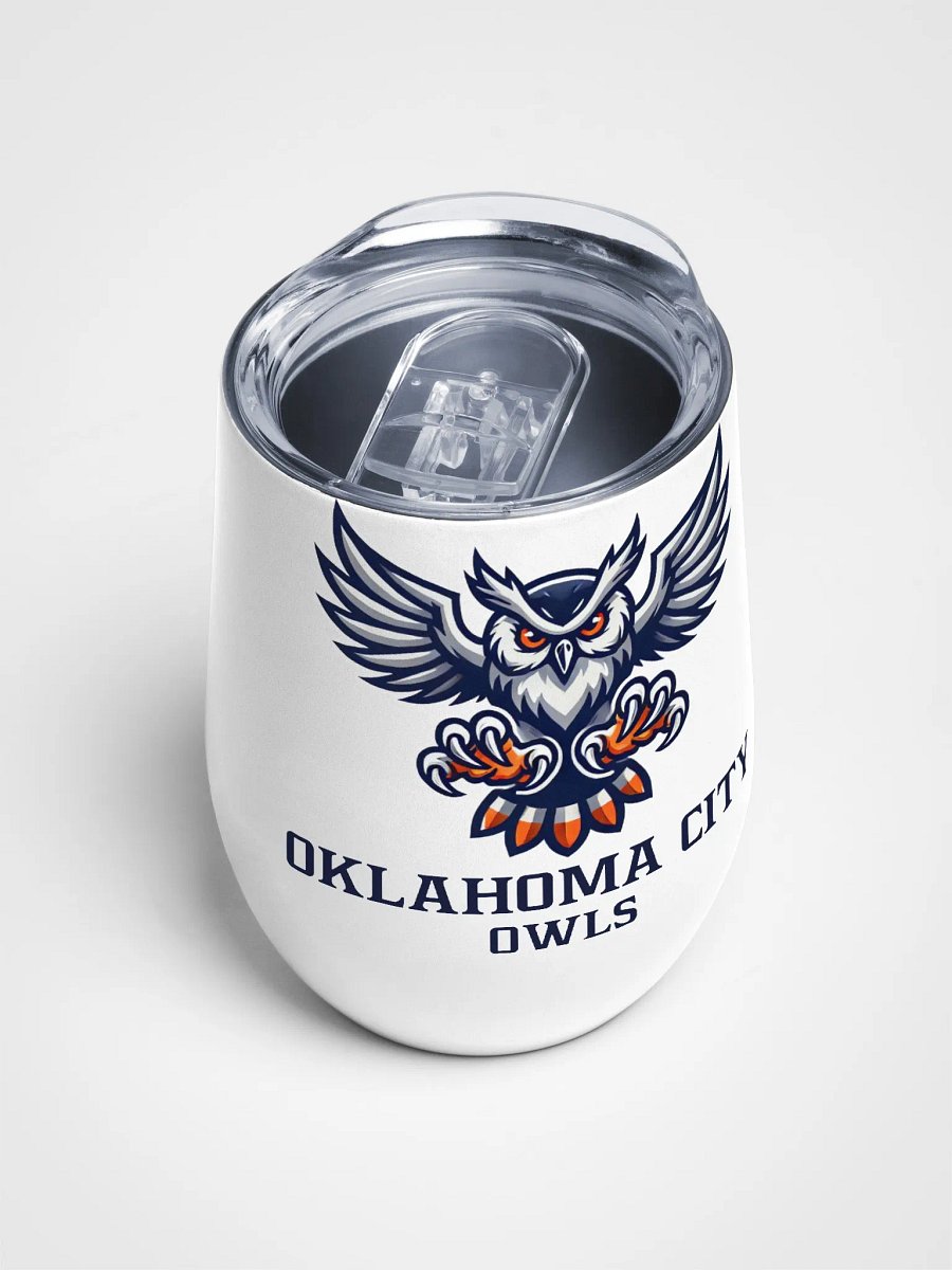 Oklahoma City Owls Wine Tumbler product image (1)