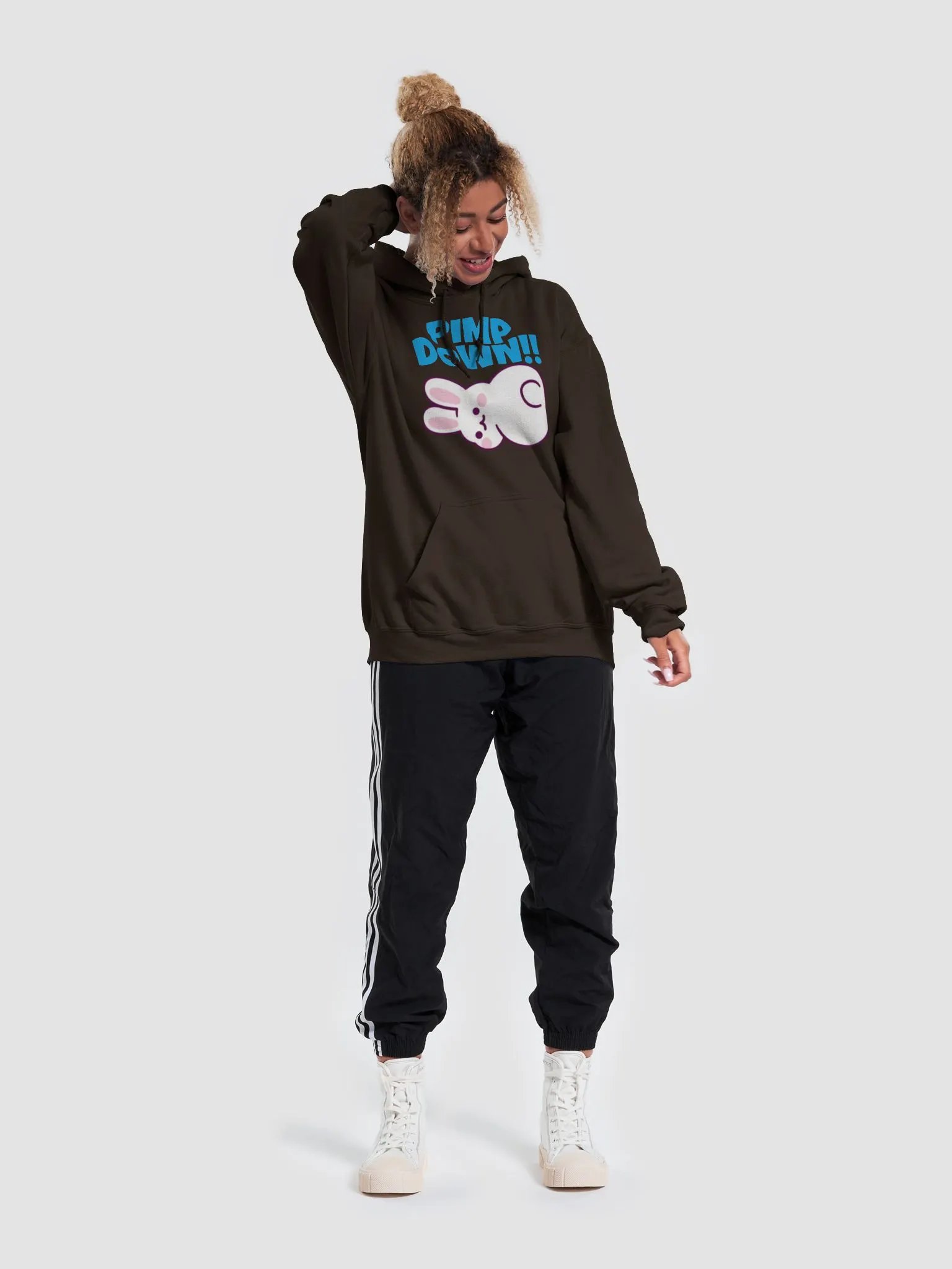 Pimp Down Light Pink Hoodie product image (14)